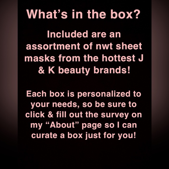 Japanese & Korean Sheet Mask Mystery Box! - Picture 2 of 5